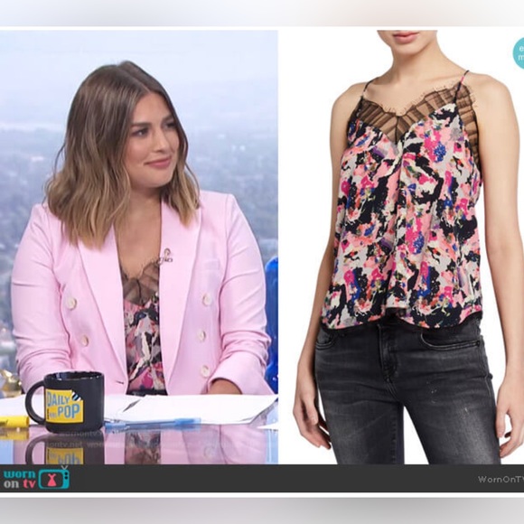 Iro Berwyn Printed Ruffle Colorful Cami S‎ - Picture 5 of 12